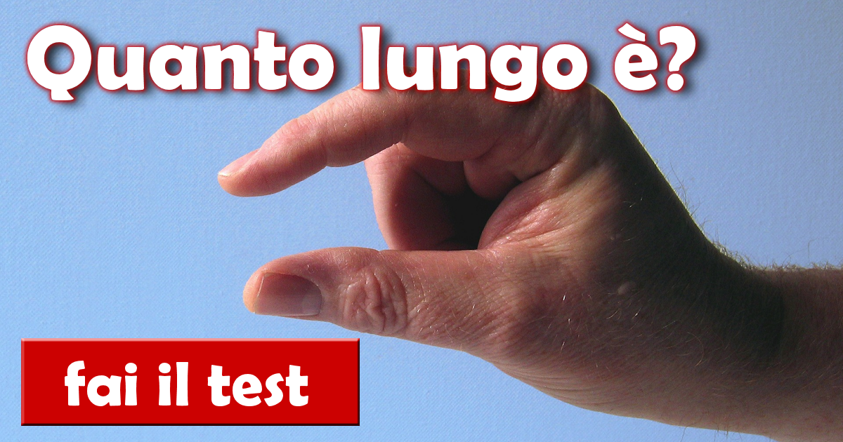 Test Divertente quanto lungo è? su